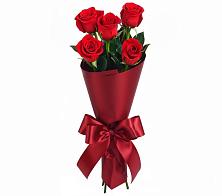 Букет 5 Красных роз Эдлесс Лав в Славный