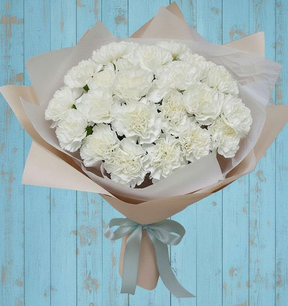 Букет цветов из: Гвоздики в Славный