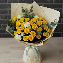 Букет цветов из:  Розы #REPLACE_PRED# Славный