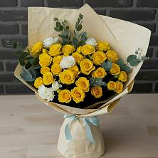 Букет цветов из:  Розы в Славный