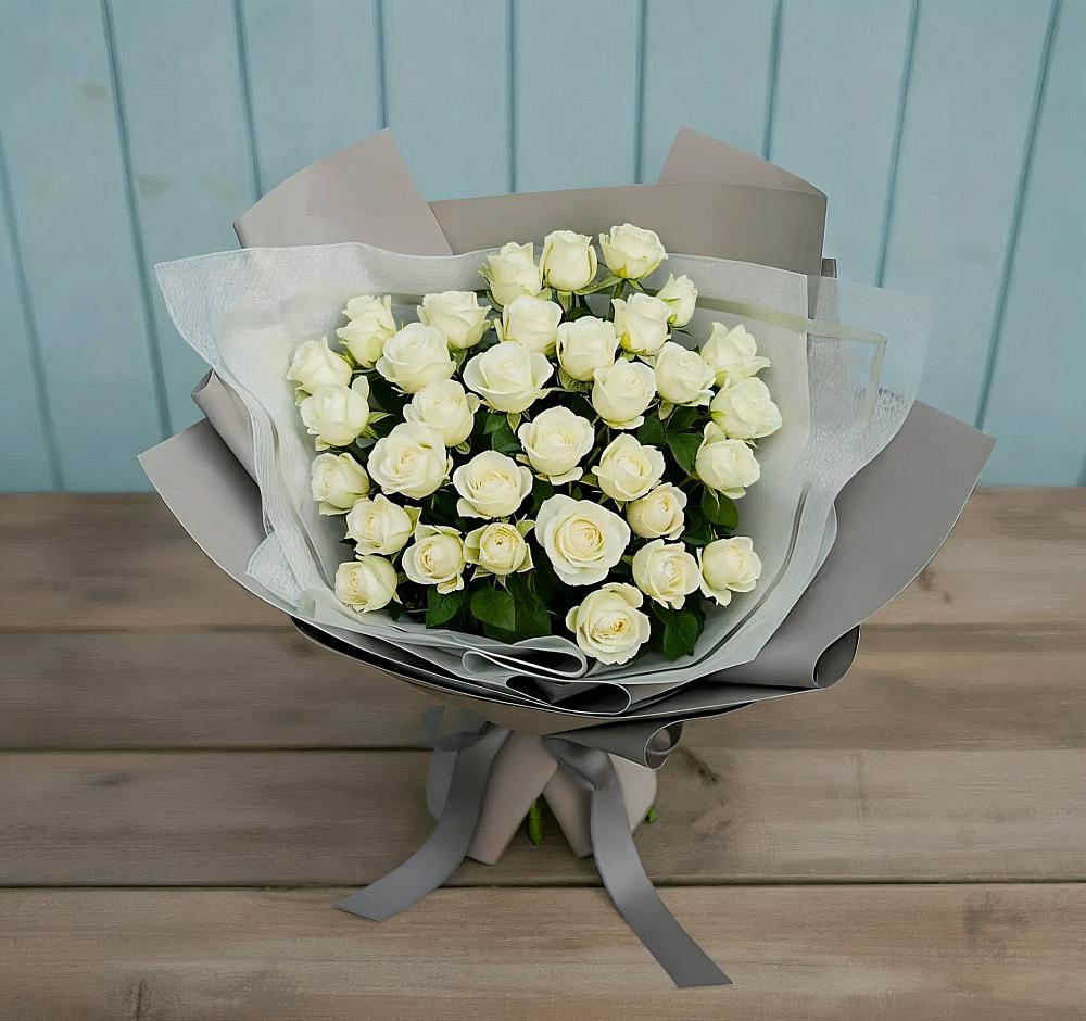 Букет Белоснежная нежность в Славный