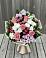 Букет цветов из: Альстромерии, Гвоздики, Розы и Хризантемы в Славный