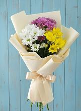 Букет цветов из:  Хризантемы в Славный