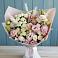 Букет цветов из: Альстромерии и Розы в Славный