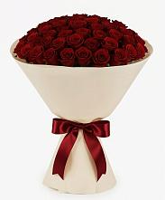Букет 101 Бордовая роза Блэк Бакарра в Славный
