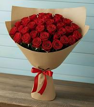 Букет Красные розы Милано в Славный
