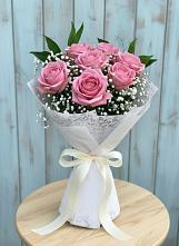 Букет цветов из:  Розы в Славный