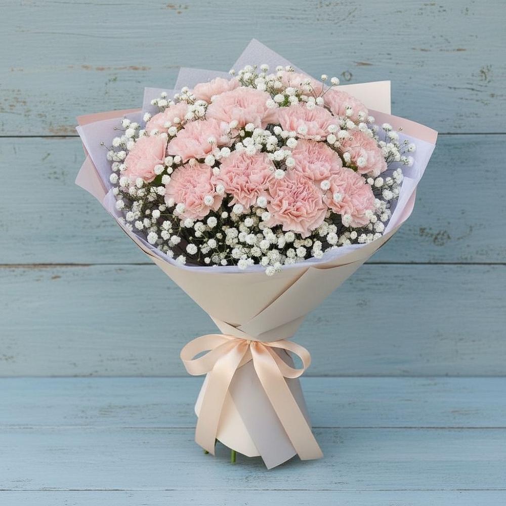 Букет цветов из: Гвоздики в Славный