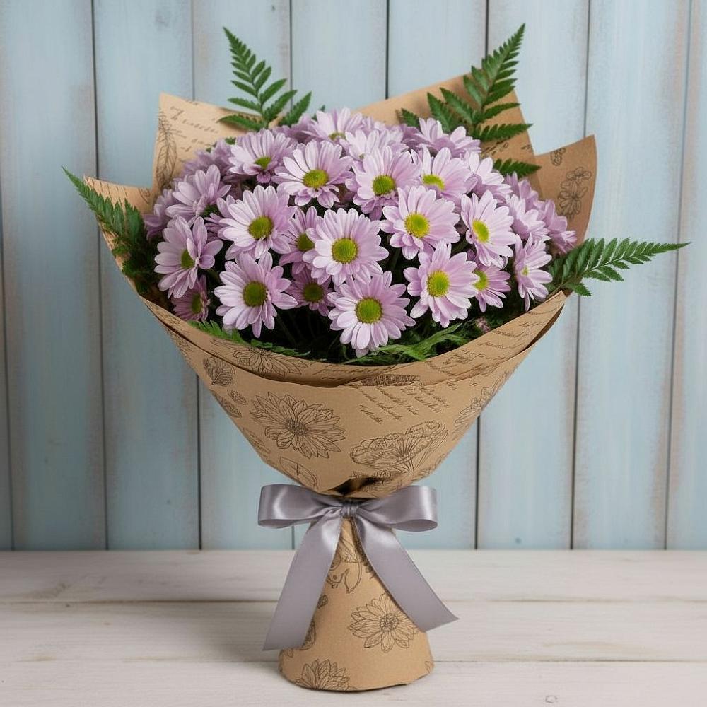 Букет цветов из: Хризантемы в Славный