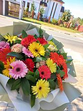 Букет цветов из:  Герберы #REPLACE_PRED# Славный