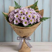 Букет цветов из:  Хризантемы в Славный