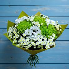 Букет цветов из:  Хризантемы в Славный