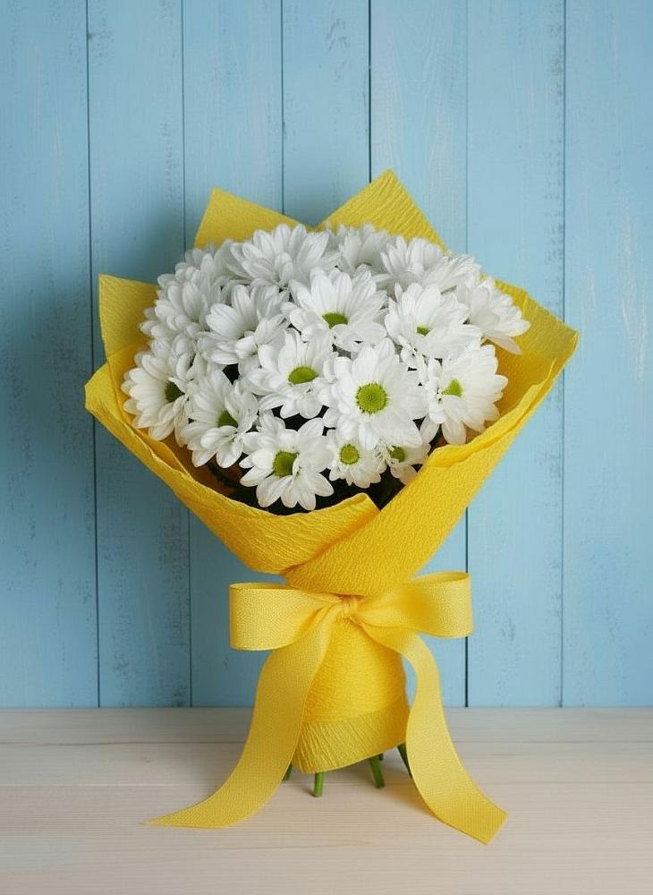 Букет цветов из: Хризантемы в Славный