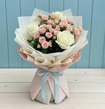 Букет цветов из:  Розы в Славный