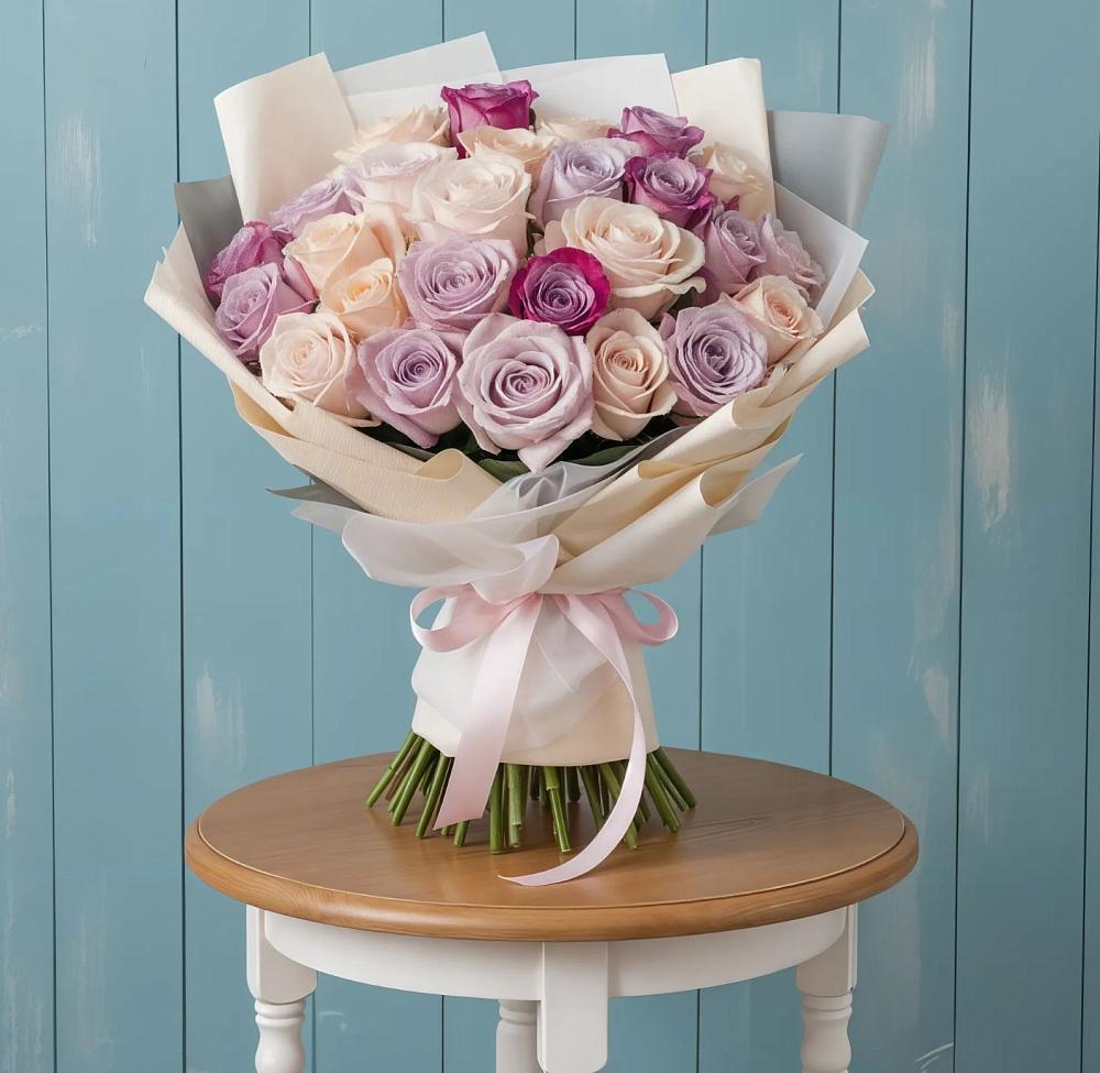 Букет цветов из: Розы в Славный