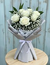 Букет цветов из:  Розы в Славный