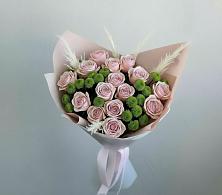 Букет цветов из:  Розы и Хризантемы #REPLACE_PRED# Славный