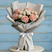 Букет цветов из:  Розы в Славный