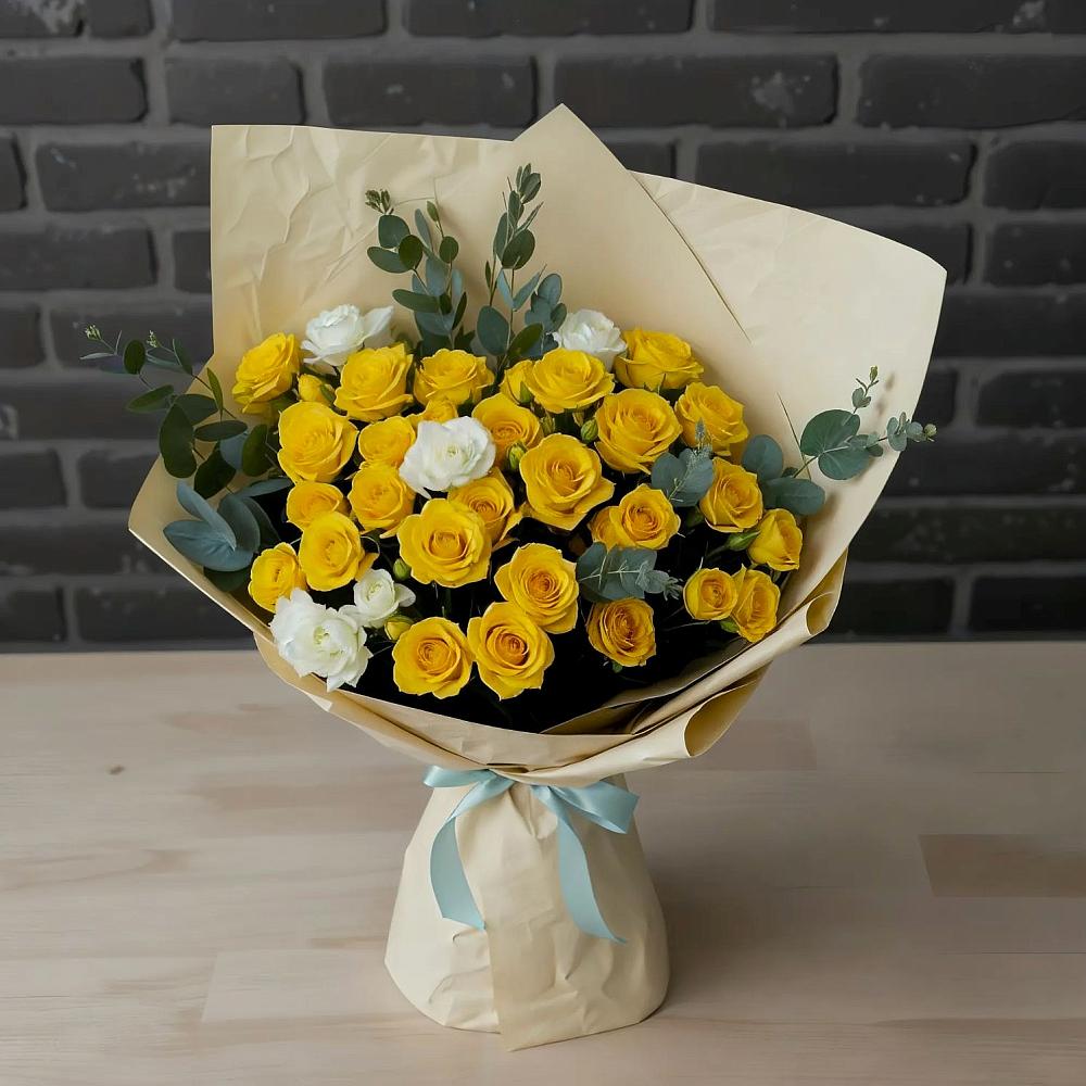 Букет цветов из: Розы в Славный