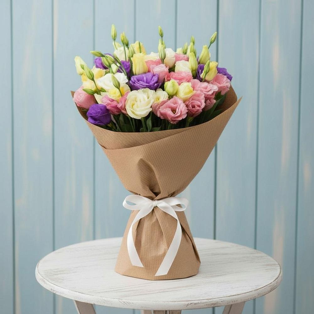 Букет цветов из: Лизиантусы в Славный