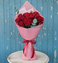 Букет цветов из:  Розы в Славный