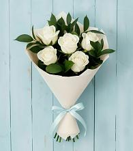 Букет цветов из:  Розы в Славный