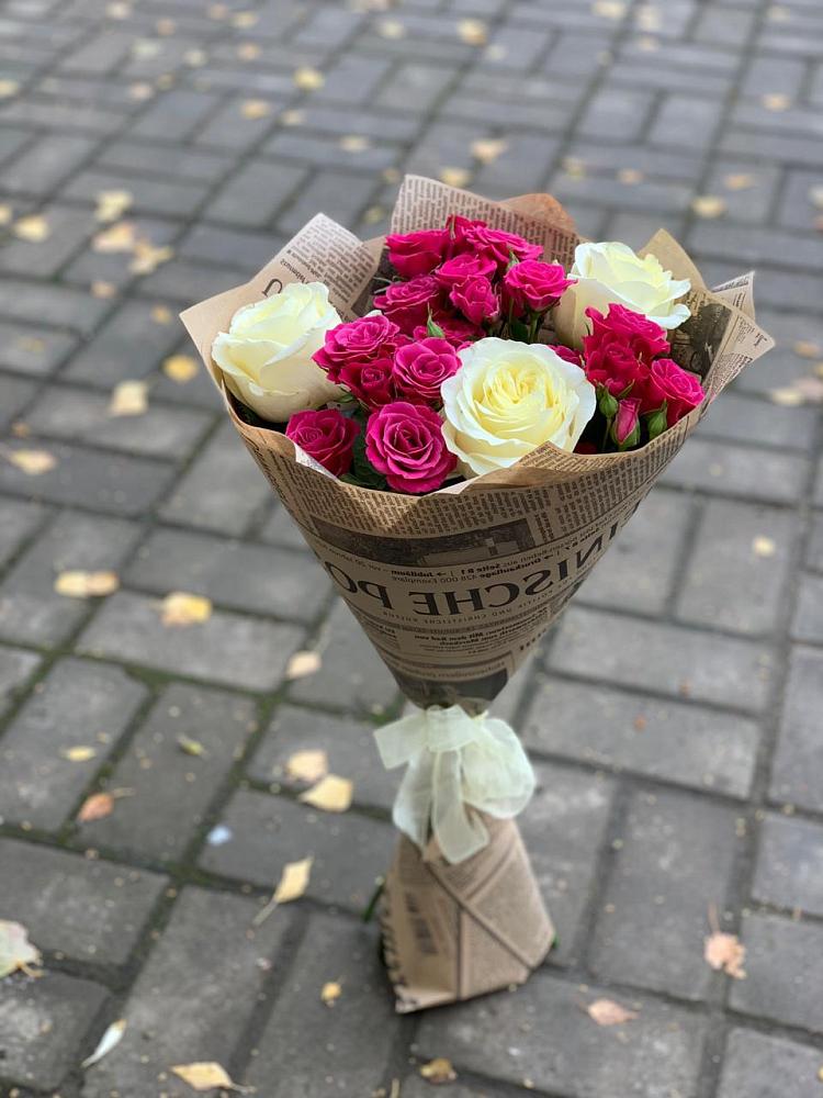 Букет цветов из: Розы в Славный