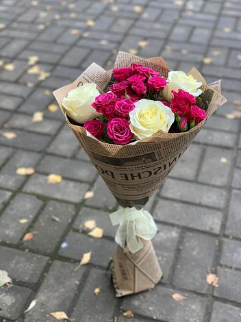 Букет цветов из: Розы в Славный