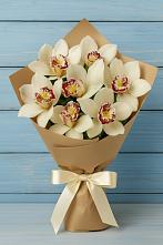 Букет цветов из:  Орхидеи и Розы в Славный