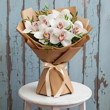 Букет цветов из:  Орхидеи и Розы в Славный