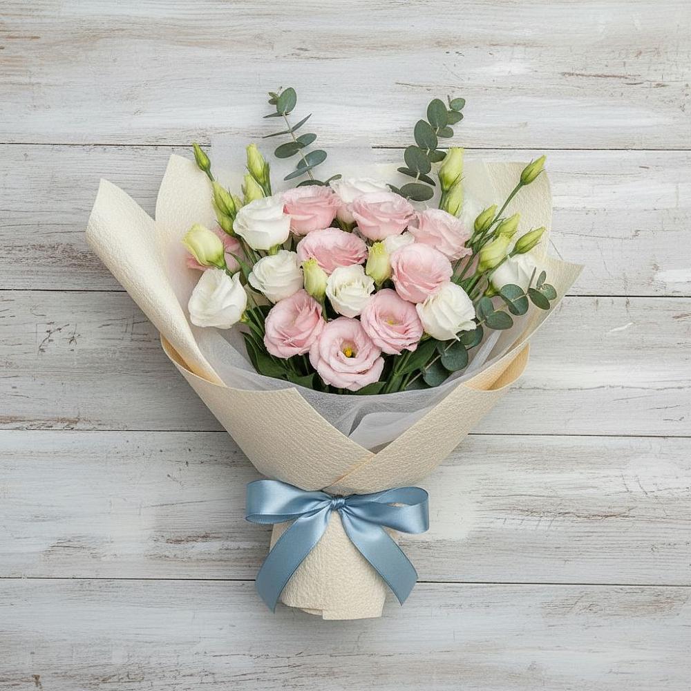 Букет цветов из: Лизиантусы в Славный