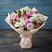 Букет цветов из: Хризантемы, Альстромерии и Розы в Славный